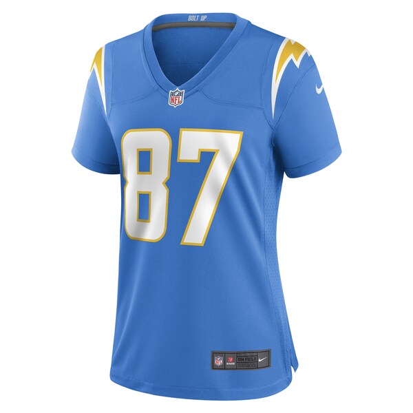 Hunter Kampmoyer Los Angeles Chargers Nike Women's Game Player Jersey - Powder Blue - Image 2