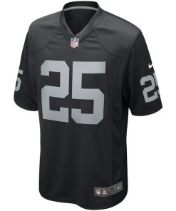 Alternative view of Fred Biletnikoff Las Vegas Raiders Nike Game Retired Player Jersey - Black