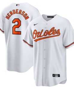 Gunnar Henderson Baltimore Orioles Nike Home Replica Player Jersey - White