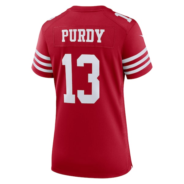 Brock Purdy San Francisco 49ers Nike Women's Super Bowl LVIII Game Jersey - Scarlet - Image 3