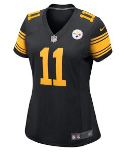 Alternative view of Chase Claypool Pittsburgh Steelers Nike Women's Alternate Game Jersey - Black