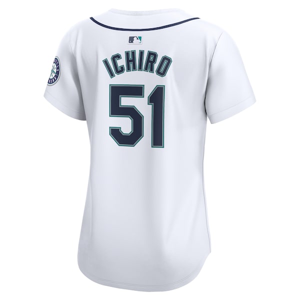 Ichiro Suzuki Seattle Mariners Nike Women's Home Limited Player Jersey - White - Image 3
