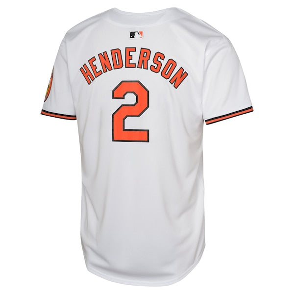 Gunnar Henderson Baltimore Orioles Nike Youth Home Limited Jersey?ยจC White - Image 2