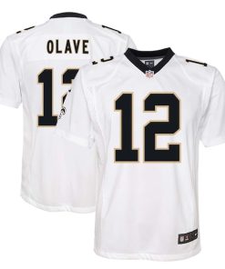 Chris Olave New Orleans Saints Nike Youth Game Jersey - White