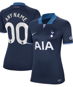 Tottenham Hotspur Nike Women's 2023/24 Away Stadium Replica Custom Jersey - Navy
