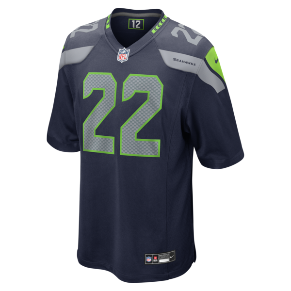 Rashid Shaheed Seattle Seahawks Nike Team Game Jersey - College Navy/Royal/White - Image 3