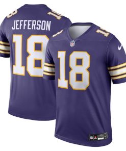 Justin Jefferson Minnesota Vikings Nike Classic Legend Player Jersey - Purple