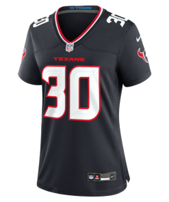 Alternative view of Jalen Mills Houston Texans Nike Women's Team Game Jersey -  Navy