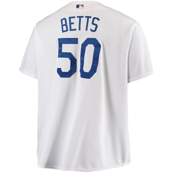 Mookie Betts Los Angeles Dodgers Big & Tall Replica Player Jersey - White/Gray/Royal - Image 4