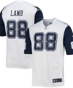 CeeDee Lamb Dallas Cowboys Nike Alternate Game Jersey - White/Navy