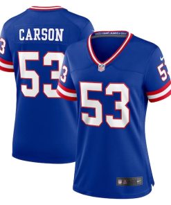 Harry Carson New York Giants Nike Women's Classic Retired Player Game Jersey - Royal