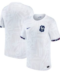 France Women's National Team Nike 2023 Away Stadium Replica Jersey - White