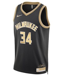 Alternative view of Giannis Antetokounmpo Milwaukee Bucks Nike Unisex  Select Series Swingman Jersey?¨C Black