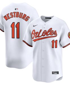 Jordan Westburg Baltimore Orioles Nike Alternate Limited Player Jersey - White
