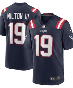 Joe Milton III New England Patriots Nike  Game Jersey -  Navy