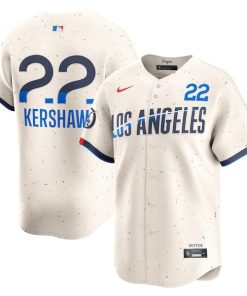 Clayton Kershaw Los Angeles Dodgers Nike 2024 City Connect Limited Player Jersey - Cream