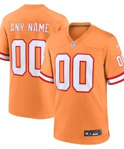 Tampa Bay Buccaneers Nike Custom Throwback Game Jersey - Orange