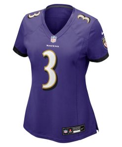 Alternative view of Chidobe Awuzie Baltimore Ravens Nike Women's Team Game Jersey -  Purple
