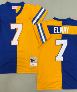 John Elway Denver Broncos Authentic Split Throwback Retired Player Jersey