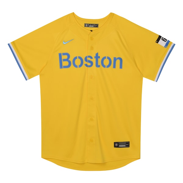 Rafael Devers Boston Red Sox Nike Preschool City Connect Limited Player Jersey - Gold - Image 2