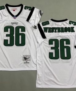 Brian Westbrook Philadelphia Eagles Authentic Throwback Retired Player Jersey