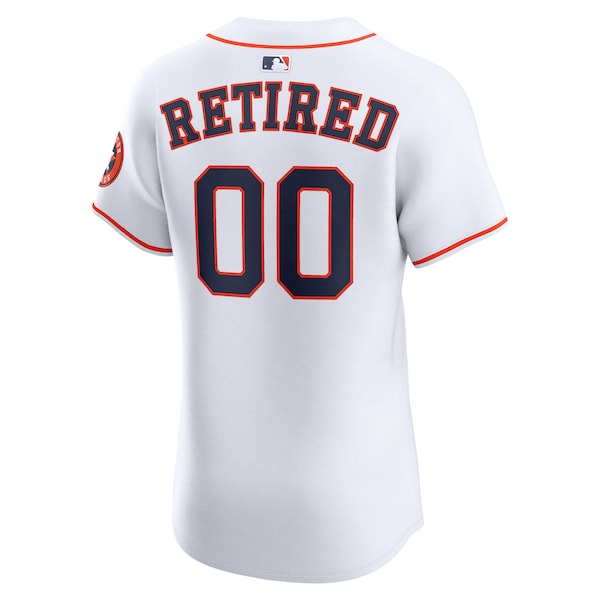 Houston Astros Nike Home Elite Pick-A-Player Retired Roster Jersey - White - Image 3