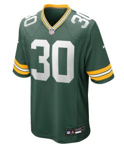 Alternative view of Chris Brooks Green Bay Packers Nike Team Game Jersey -  Green