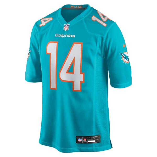 Quinn Ewers Miami Dolphins Nike Team Game Jersey - Aqua - Image 2
