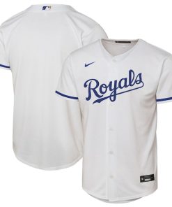 Kansas City Royals Nike Youth Home Replica Jersey - White
