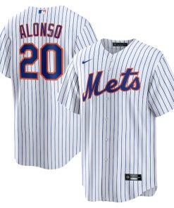 Pete Alonso New York Mets Nike Home Replica Player Name Jersey - White