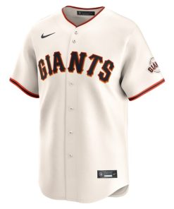 Alternative view of Michael Conforto San Francisco Giants Nike Home Limited Player Jersey?¨C Cream
