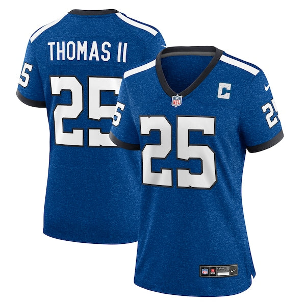Rodney Thomas II Indianapolis Colts Nike Women's Indiana Nights Alternate Game Jersey - Royal/Royal