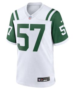 Alternative view of C.J. Mosley New York Jets Nike Classic Alternate Game Jersey - White