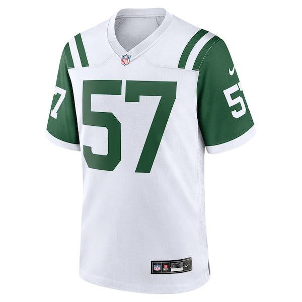 C.J. Mosley New York Jets Nike Classic Alternate Game Jersey - White - Image 2