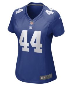 Alternative view of Nick McCloud New York Giants Nike Women's Game Player Jersey - Royal