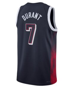 Alternative view of Kevin Durant USA #7 Nike 2024 Swingman Player Jersey - Navy
