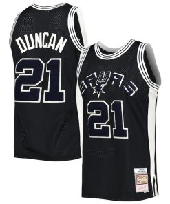 Tim Duncan San Antonio Spurs 1998/99 Hardwood Classics Off-Court Swingman Jersey - Black