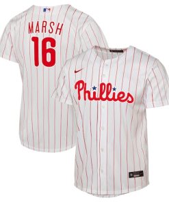 Brandon Marsh Philadelphia Phillies Nike  Youth Home Replica Jersey - White