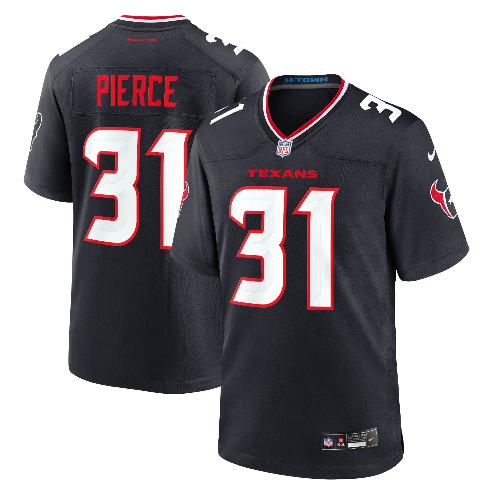 Dameon Pierce Houston Texans Nike Alternate Game Jersey - Red - Image 7