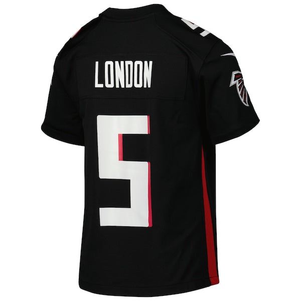 Drake London Atlanta Falcons Nike Youth Game Jersey - Black - Image 3