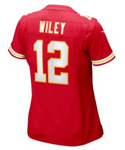 Alternative view of Jared Wiley Kansas City Chiefs Nike Women's  Game Jersey -  Red
