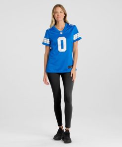 Terrion Arnold Detroit Lions Nike Women's Team Game Jersey -  Blue