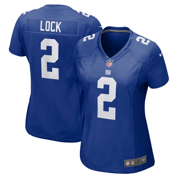 Drew Lock New York Giants Nike Women's Game Jersey - Royal - Image 2
