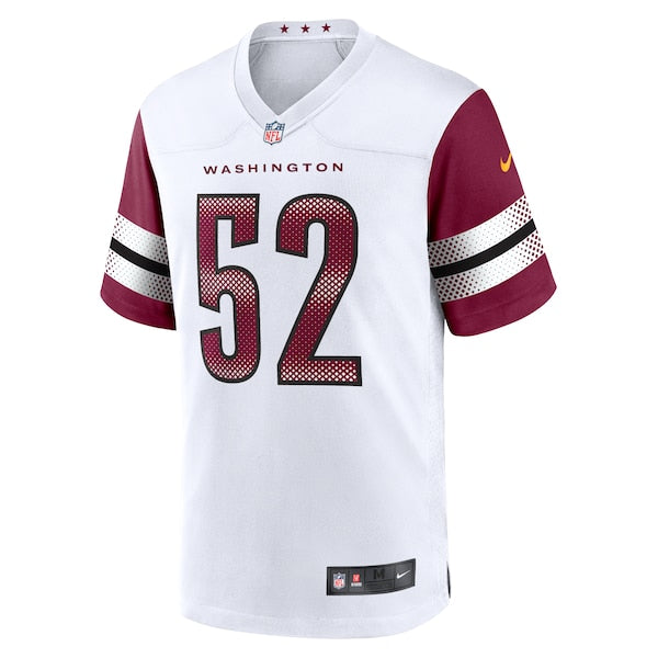 Jamin Davis Washington Commanders Nike Game Jersey - White/Burgundy - Image 3