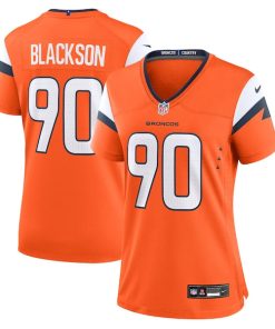Angelo Blackson Denver Broncos Nike Women's Game Jersey -  Orange