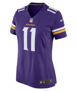 Alternative view of Trent Sherfield Sr. Minnesota Vikings Nike Women's Game Jersey -  Purple