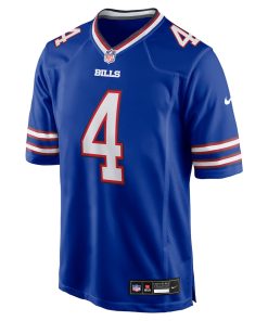 Alternative view of James Cook Buffalo Bills Nike Game Player Jersey - Royal