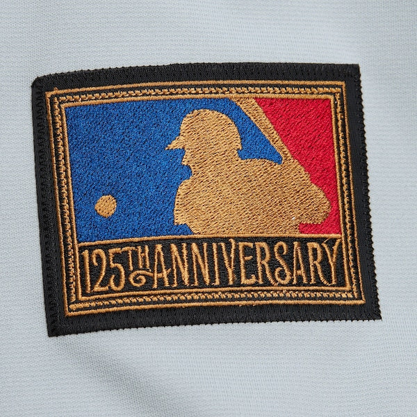 Ivan RodriguezTexas Rangers 1994 Cooperstown Collection Authentic Dark Jersey - Gray - Image 8