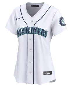 Alternative view of Seattle Mariners Nike Women's Home Limited Jersey - White
