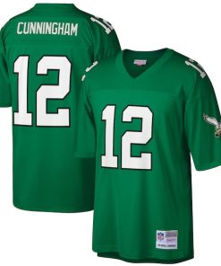 Randall Cunningham Philadelphia Eagles Big & Tall 1990 Retired Player Replica Jersey - Kelly Green